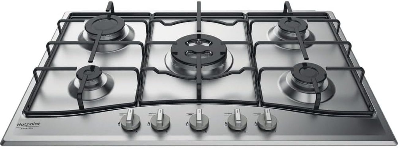 Hotpoint PCN 752 T/IX/HAR Kochfeld Edelstahl Eingebaut Gaskochfeld