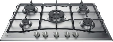 Hotpoint PCN 752 T/IX/HAR Kochfeld Edelstahl Eingebaut Gaskochfeld
