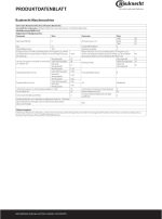 Bauknecht WAM 814 a Waschmaschine Frontlader/8Kg/Energieeffizienzklasse A/Kurz 45/Anti-Allergie-Programm/Wolleprogramm/Kurz 30/Startzeitvorwahl/Autoclean/Flecken 40°