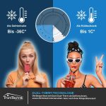 Tronitechnik® Gefriertruhe Kühltruhe BORGAR PRO Mit 2In1 Gefrier- Und Kühlfunktion | 160 Liter, 184Kwh/Jahr, 85Cm Hoch, Geringe Lautstärke | Led-Licht | Rollen | Kindersicherung Durch Schloss | Weiß