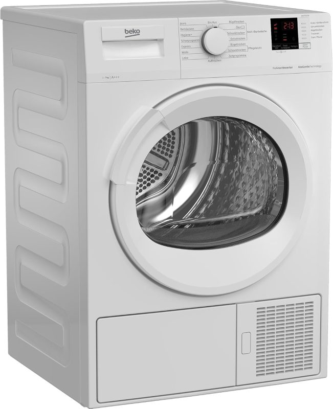 Beko DHC946GX B300 Wärmepumpentrockner, Wäschetrockner, 9 Kg, Frontlader, Aquawave Schontrommel, Hygiene Trocknen & Hygiene Auffrischen, 15 Programme, Weiß