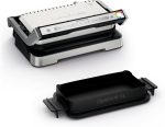 Moulinex Optigrill 4In1 XL, Elektrogrill, Grill Und Ofen in Einem Gerät, Volle Mahlzeit, Kapazität 6-8 Personen, Kochanzeige, 12 Automatische Programme, Antihaftplatten, GI784D