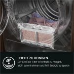 AEG TR8T60680 / Wärmepumpentrockner/Absolutecare - Wolle-Seide-Outdoor Trocknen / 8.0 Kg/A+++ / Energiesparend/Mengenautomatik/Kindersicherung/Schontrommel/Startzeitvorwahl, Weiß