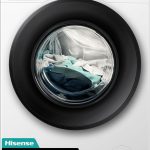 Hisense WF3S9043BW3 Waschmachine Mit Dampffunkunktion, 9 Kg, 1400 U,Min, Wifi, Connectlife, Power Jetwash, Anti-Allergie Programm, Aqua Stop, Auto Wash, Quick Wash, EEK A-30 Prozent