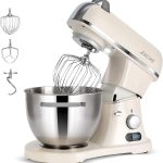 ZACME Profi Küchenmaschine Knetmaschine Aluminiumgussgehäuse(1500W),7L Edelstahlschüssel Teigmaschine Mit Led-Touchscreen,Geräuscharme Rührmaschine,3 Rühraufsätze Und Spritzschutz,11 Geschwindigkeit