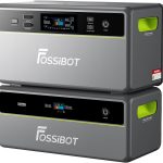 Fossibot FBP1200 Balkonkraftwerk Mit Speicher All-In-One, 1,98Kwh LFP Akku, MPPT 2000W Solareingang, 1200W AC, Mikroinverter, 6500 Ladezyklen, 125 Erweiterbarer Stromspeicher Powerstation, Plug&Play