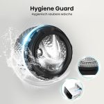 Hisense WF3S9043BW3 Waschmachine Mit Dampffunkunktion, 9 Kg, 1400 U,Min, Wifi, Connectlife, Power Jetwash, Anti-Allergie Programm, Aqua Stop, Auto Wash, Quick Wash, EEK A-30 Prozent