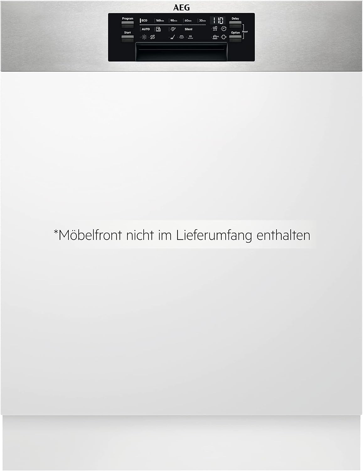 AEG FEE83806PM Integrierter-Geschirrspüler / 60Cm / Comfortlift - Hebefunktion / D / Energiesparend / Maxiflex Besteckschublade / Beladungserkennung / Display / Startzeitvorwahl / Extra Leise