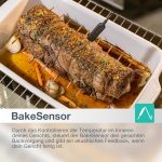 Gorenje Optibake Advanced BPSA 6747 A08BG Einbau-Backofen / 77L / Heißluft / Pyrolyse / Autobake / Touch Bedienung / Bratenthermometer / Gentleclose & Open / Steamassist / Pizzamode 300°C/ Schwarz