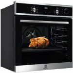 Electrolux Serie 700 Multifunktions-Dampf-Einbauofen, Fassungsvermögen 72 L, LOC5H40X2, Klasse A, Reinigung Aquaclean, Steamcrisp, Led-Display, 589 X 596 X 569 Mm, Edelstahl