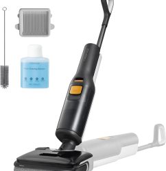Roborock F25 BX Nass Trockensauger, 180° Flach Absenkbar, Kabelloser Staubsauger Und Mopp in Einem Mit 20.000 Pa, 90°C Heißluft-Schnelltrocknen & Hochtemperatur-Selbstreinigung, Kein Verheddern