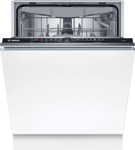 Bosch Haushaltsgeräte SMV2HVX02E Serie 2, Einbaugeschirrspüler Komplett Versenkbar, Home Connect, Remote-Diagnose, Waschassistent, Favoritenprogramm, Infolight, 3 Korb, 60 Cm
