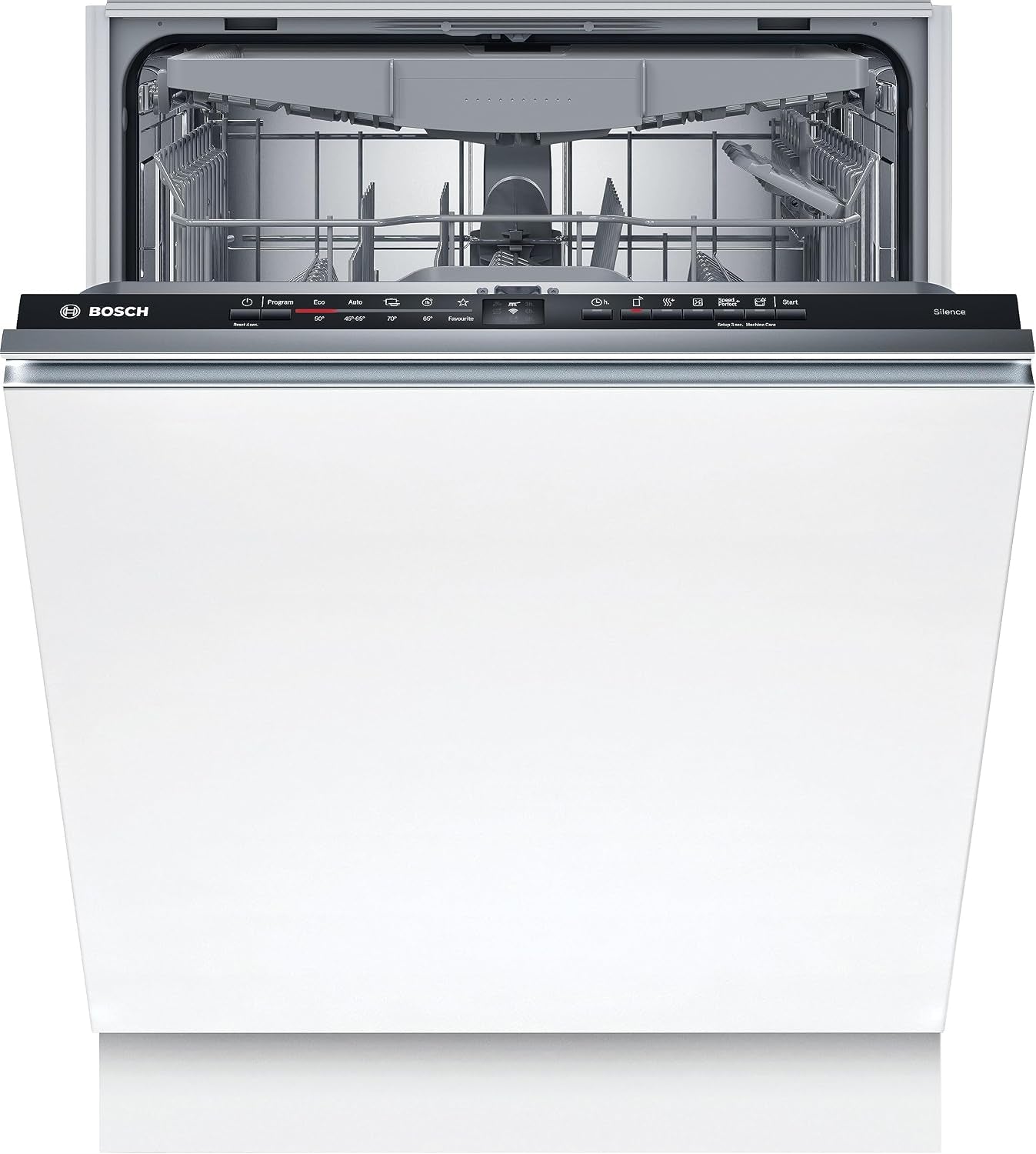 Bosch Haushaltsgeräte SMV2HVX02E Serie 2, Einbaugeschirrspüler Komplett Versenkbar, Home Connect, Remote-Diagnose, Waschassistent, Favoritenprogramm, Infolight, 3 Korb, 60 Cm