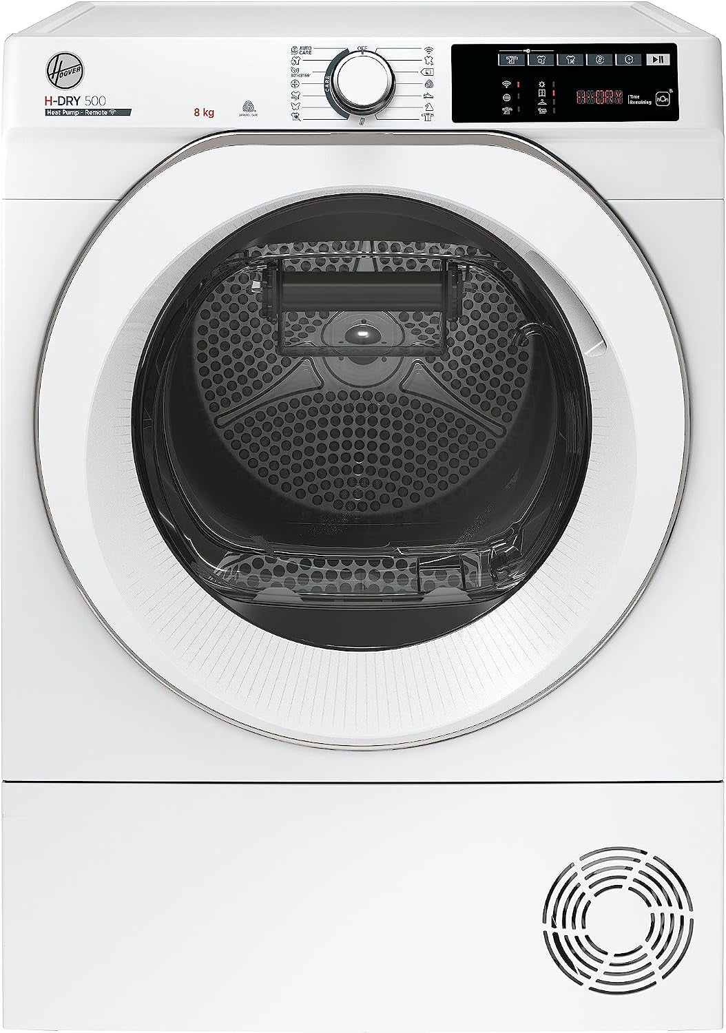 Hoover H-DRY 500 NDE H8A2TCEXS-S Wärmepumpentrockner I 8 Kg I Wifi + Bluetooth I Aquavision, Schuhgestell
