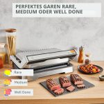 Moulinex Optigrill 4In1 XL, Elektrogrill, Grill Und Ofen in Einem Gerät, Volle Mahlzeit, Kapazität 6-8 Personen, Kochanzeige, 12 Automatische Programme, Antihaftplatten, GI784D