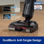 Tineco Floor ONE S7 Stretch Ultra Nass Trockensauger, 21000 Pa Saugkraft 180° Lay-Flat, 5 Min 85°C Flashdry, 50 Min Laufzeit, Dualblock Anti-Tangle, Beide Kantenreinigen, Für Hartböden & Werkstatt