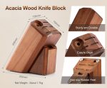 XINZUO 8-Teilig Messerblock Sets-73 Schichten Damastpulverstahl Profi Küche Kochmesser Set -Olivenholz Griff -Mit Akazienholz Messerblock, Multifunktions Küchenschere Und Diamant Wetzstahl
