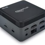 Waypondev BY53 Intel Alder Lake N150 Mini Computer, Windows 11 Pro Mini PC, LPDDR5 RAM, Supports Dual 4K Display, Wifi5/Bt5 Gbe for Office Home Theater Gaming (12GB RAM + 256G SSD)