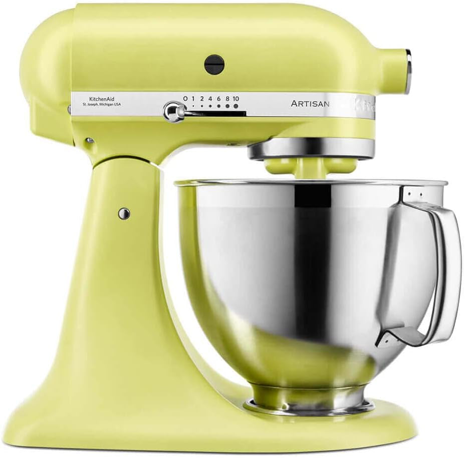 Kitchenaid Küchenmaschine - Artisan - Kippbarem Food Processor - Teigknetmaschine Mit 2 Schüsseln Und 3 Zubehör Aus Edelstahl - 4.8 L - Gusseisen Schwarz