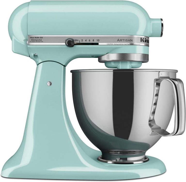 Kitchenaid Artisan Series KSM150PS Standmixer Mit Kippkopf, 5 L, Eisblau