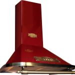Kaiser Empire a 6315 Rotemeco Exklusive Designer Retro Dunstabzugshaube 60 Cm Bordeaux • Kamin Wandhaube Energieklasse a • Abzugshaube Abluft/Umluft • 910M³/H Wandmontage Haube Inkl. Aktivkohlefilter