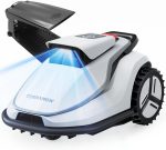 TerraMow V600 Mähroboter mit Garage, Tri-AI Vision-Navigation und automatischer Kartierung für Rasenflächen bis 600 m²
