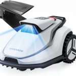 TerraMow V600 Mähroboter mit Garage, Tri-AI Vision-Navigation und automatischer Kartierung für Rasenflächen bis 600 m²