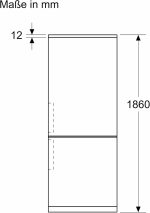 Bosch Green Collection Kühl-Gefrierkombination | Freistehend mit NoFrost & A-Klasse (203 x 60 cm / 363L) – Bild 9
