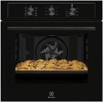 Electrolux EOH2H044K Einbaubackofen | Heißluft, AquaClean, Pizzafunktion, 68L, Schwarz