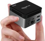 Waypondev BY53 Intel Alder Lake N150 Mini Computer, Windows 11 Pro Mini PC, LPDDR5 RAM, Supports Dual 4K Display, Wifi5/Bt5 Gbe for Office Home Theater Gaming (12GB RAM + 256G SSD)