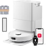 Roborock QV 35S Saug- und Wischroboter mit All-in-One-Dock, 10.000 Pa HyperForce-Saugkraft und intelligenter Hinderniserkennung