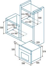 CATA MRA7108WH Einbaubackofen Elektro in Rustikalem Weiß Energieklasse a 7 Funktionen Und Mechanisches Garprogramm Umluftofen Mit 5 Höhenstufen Und 60 L Fassungsvermögen