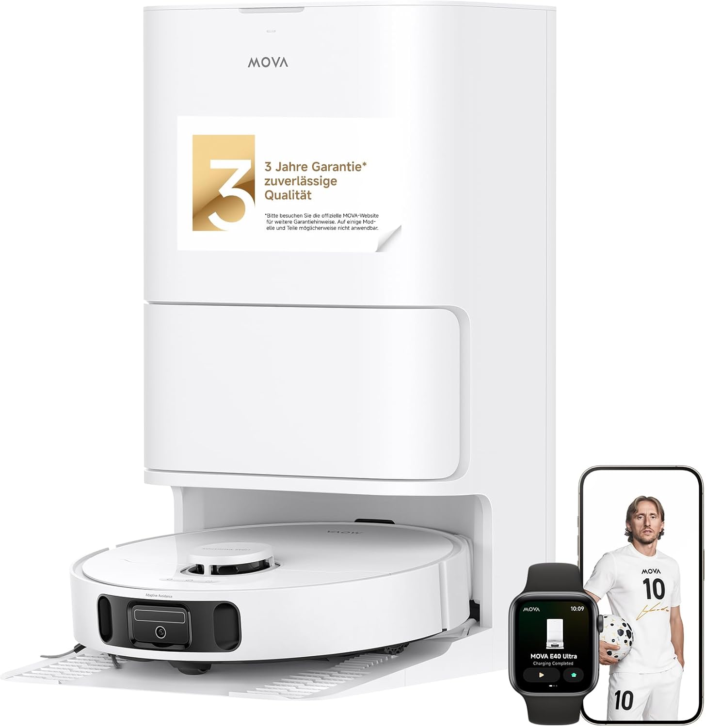 613Wc0mKs-L._AC_SL1500 Mova E30 und E40 Ultra Serie Saug- und Wischroboter mit fortschrittlicher Saugkraft, RoboSwing/MaxiReach-Technologie und All-in-One-Reinigungsstation – Bild 1