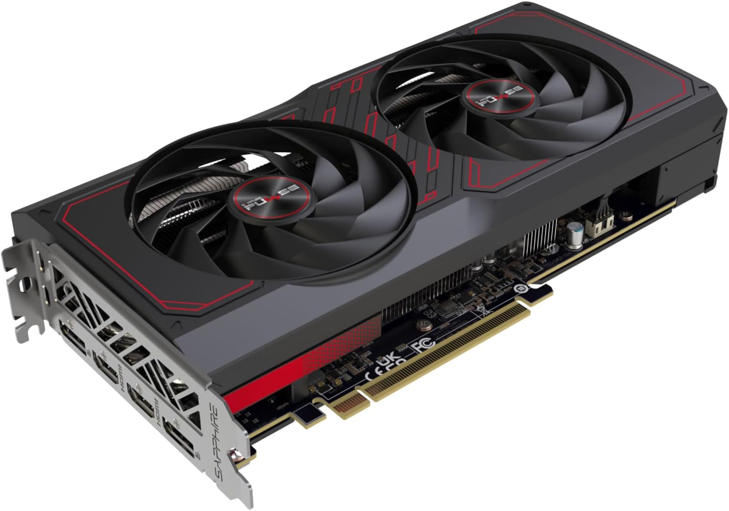 61AziJP9ekL._AC_SL1500 Sapphire Pulse AMD Radeon RX 7600 XT Gaming OC 16GB | 11339-04-20G | 16GB GDDR6 | RDNA 3 | 1080p/1440p Gaming – Bild 1