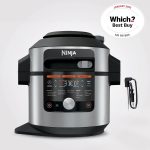 Ninja Foodi MAX 14-in-1 SmartLid Multikocher (OL750EU) – 7,5L Fassungsvermögen, Schnellkochtopf & Heißluftfritteuse mit digitalem Thermometer und Smart Cook System – Bild 3
