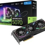 PNY GeForce RTX 5070 ARGB OC 12GB GDDR7 | VCG507012TFXXPB1-O | Triple-Fan | Blackwell | PCIe 5.0