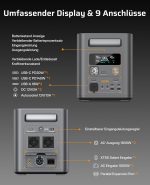 AFERIY Nomad 1800Pro Tragbare Powerstation – 1024Wh LiFePO4 Solargenerator (erweiterbar auf 5120Wh) – Bild 8