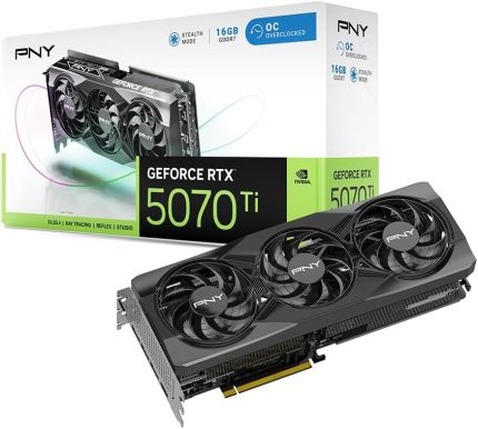 PNY GeForce RTX 5070 Ti 16GB Serie | OC, Standard & ARGB OC | GDDR7 | PCIe 5.0 | Triple Fan