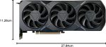 XFX AMD Radeon RX 7900 XT MBA Edition 20GB GDDR6 | RX-79TMBABF9 | RDNA 3 | Triple-Fan | 4K Gaming – Bild 8
