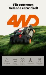 WORX Landroid Vision Cloud 4WD Mähroboter mit KI-Hinderniserkennung, RTK-Cloud-Navigation und automatischer Kartierung – Bild 3