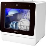 Hermitlux Mini-Geschirrspüler | Tischgeschirrspüler mit 5L Wassertank & 360° Reinigung (HDW5 / HMX Serie)