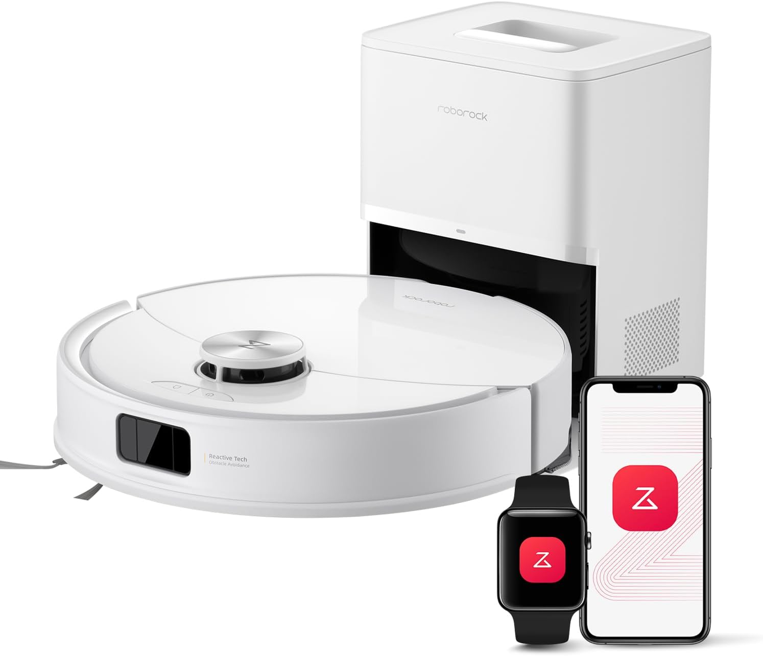 61j6-mWE5YL._AC_SL1500 Roborock Q10 S5+ Saug- und Wischroboter mit 10.000 Pa HyperForce-Saugkraft, VibraRise 2.0 und selbstentleerender Reinigungsstation – Bild 1