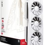 XFX Quicksilver AMD Radeon RX 9070 XT White Gaming Edition 16GB GDDR6 Grafikkarte (RX-97TQICKW9)