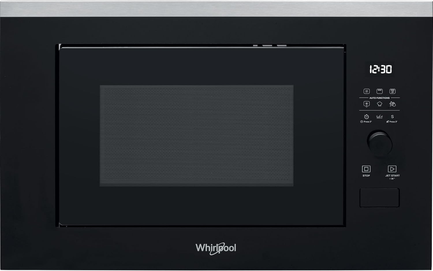 61pqoYj5EFL._AC_SL1500 Whirlpool WMF250G Einbaumikrowelle mit Grill | 25L, 900W/1400W, Edelstahl – Bild 1