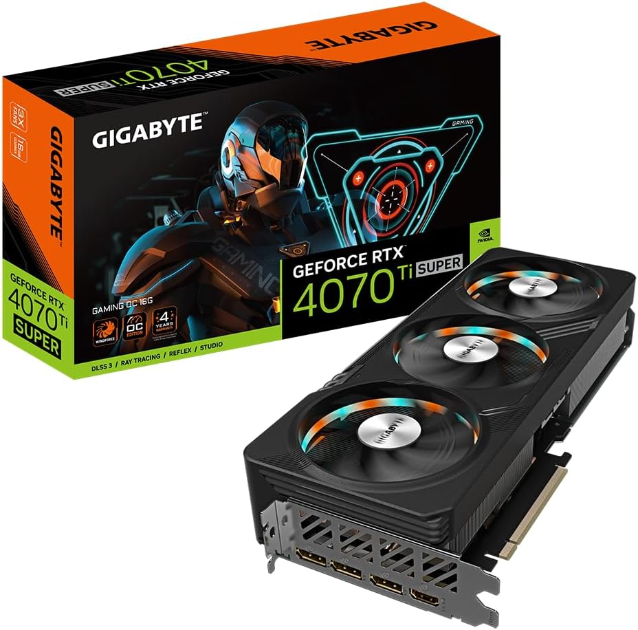 61r0Qeml_pL._AC_SL1000 GIGABYTE GeForce RTX 4070 Ti SUPER Serie (GAMING OC / Windforce OC) – Bild 1