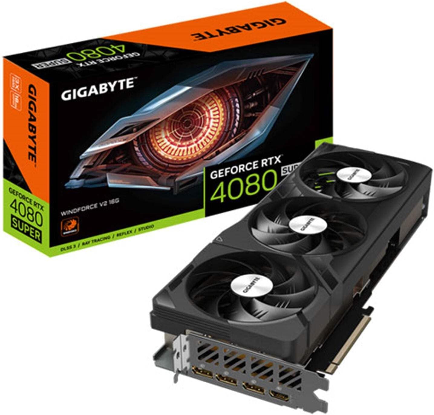 61tyM2UpXaL._AC_SL1500 GIGABYTE GeForce RTX 4080 Super Windforce V2 16G | GV-N408SWF3V2-16GD | 16GB GDDR6X | Ada Lovelace | 4K Gaming – Bild 1