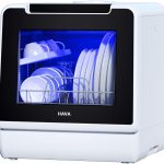 HAVA Mini-Geschirrspüler | Tischgeschirrspüler mit 5L Wassertank & 8 Programmen (TDQR07)