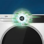 Beko b300 Frontlader Waschmaschine | 7kg - 10kg | 1400 U/Min | Dampffunktion | Klasse A – Bild 4