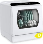 Hermitlux Mini-Geschirrspüler | Tischgeschirrspüler mit 5L Wassertank & 360° Reinigung (HDW5 / HMX Serie) – Bild 12