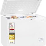 Exquisit GT5400-HE-041E Gefriertruhe - 371 L Truhe Mit Schnellgefrieren | Großer Gefrierschrank in Weiß - 36 Std. Lagerzeit Bei Störung - Digitale Steuerung - Leise 39 Db - Inklusive Rollen